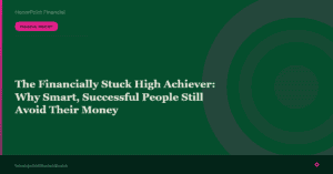 High achiever feeling financially stuck, seeking smart money management solutions.