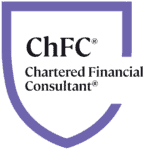 ChFC logo representing Chartered Financial Consultant certification for financial expertise.